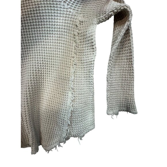 Free People Womens Cold Shoulder Knit Sweater Ivory Size XS Cream - Picture 5 of 13